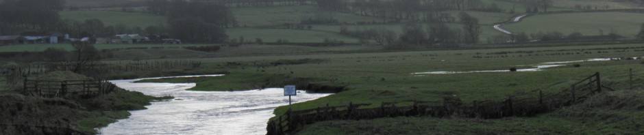 Flooded Upper Avon @ Gilmourton nr Stathaven 210112